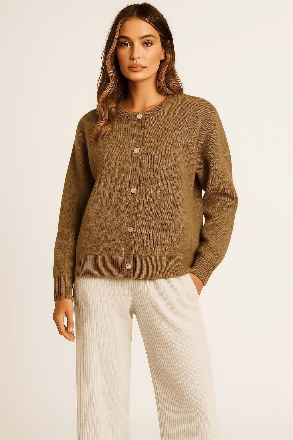 Hygge Kardigan - Stylowe Ciepło - Przytulny Komfort - vivano - warszawa