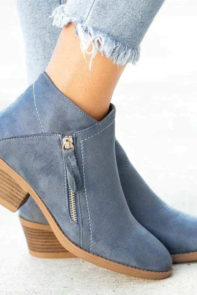 Buty damskie ortopedyczne | Wsparcie łuku, zamek błyskawiczny | Komfort