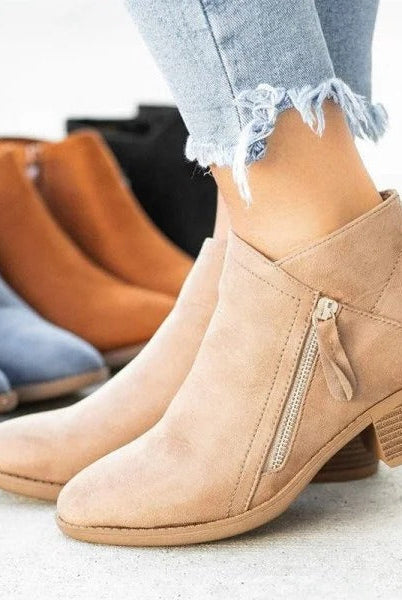 Buty damskie ortopedyczne | Wsparcie łuku, zamek błyskawiczny | Komfort