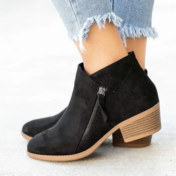 Buty damskie ortopedyczne | Wsparcie łuku, zamek błyskawiczny | Komfort