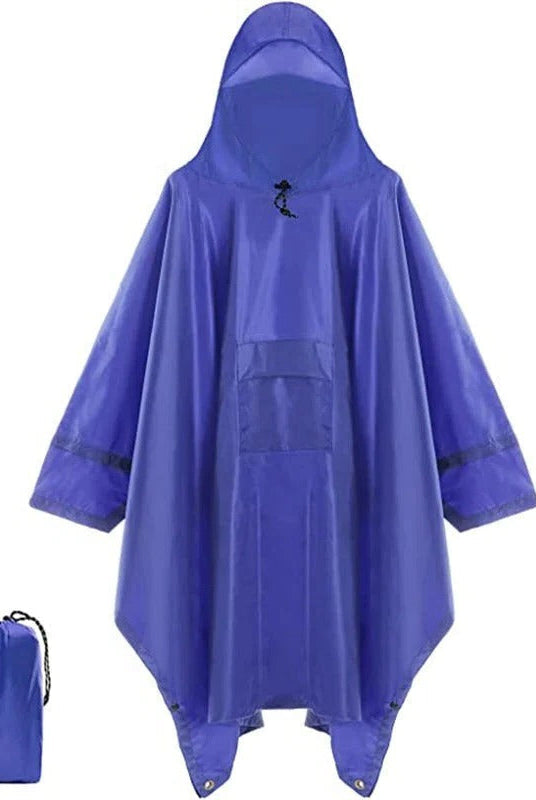 Poncho impermeabile | Protezione pioggia, taglio ampio