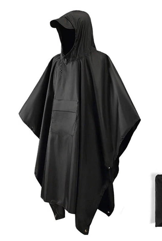 Poncho impermeabile | Protezione pioggia, taglio ampio