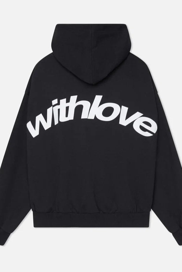 Oversized hoodie unisex luźny krój z regulowanym kapturem