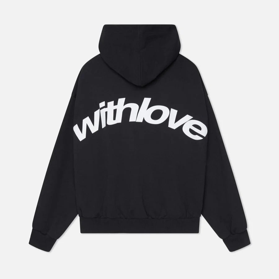 Oversized hoodie unisex luźny krój z regulowanym kapturem