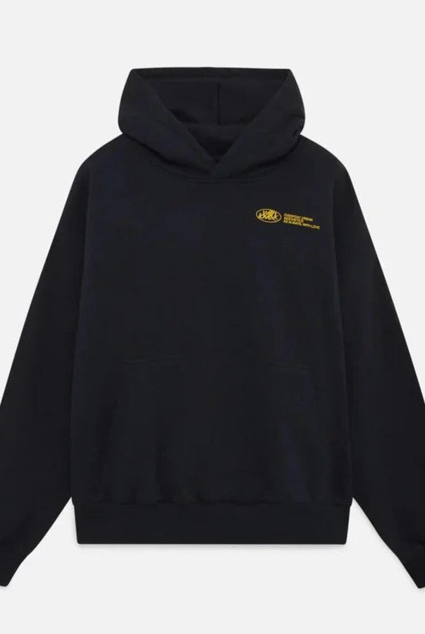 Oversized hoodie unisex luźny krój z regulowanym kapturem