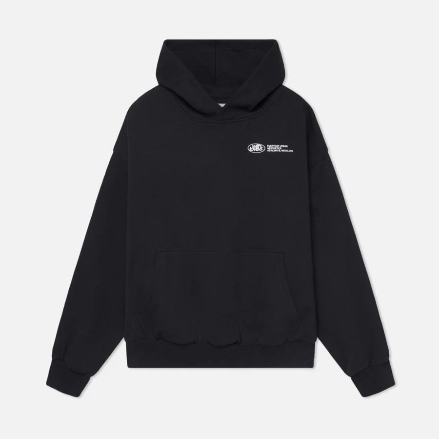 Oversized hoodie unisex luźny krój z regulowanym kapturem