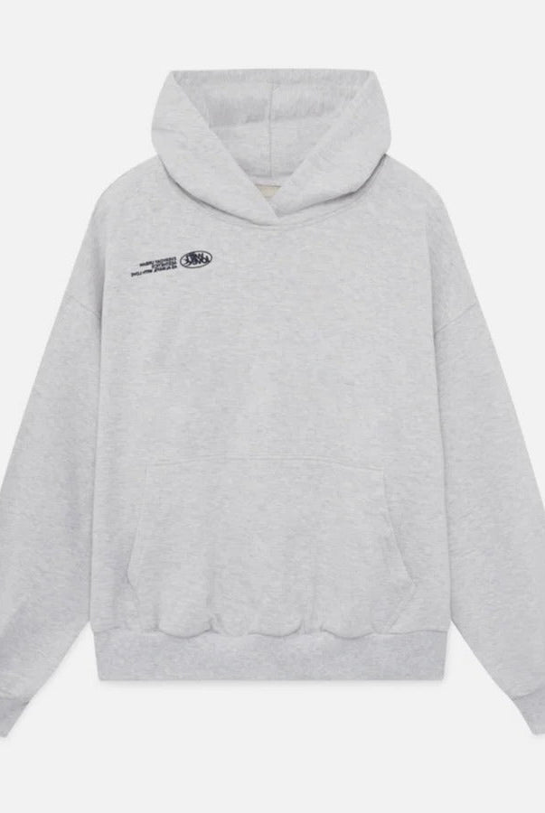 Oversized hoodie unisex luźny krój z regulowanym kapturem