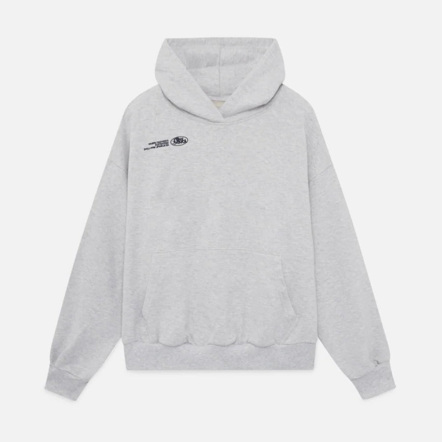Oversized hoodie unisex luźny krój z regulowanym kapturem