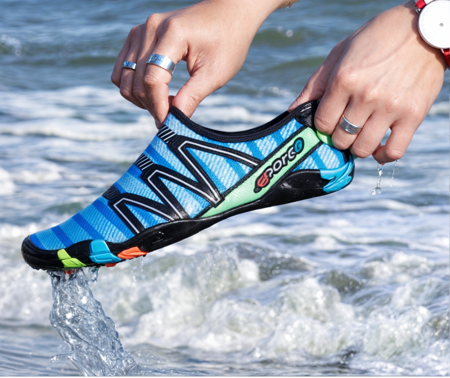 Buty do wody antypoślizgowe AquaFlex | Szybkoschnące