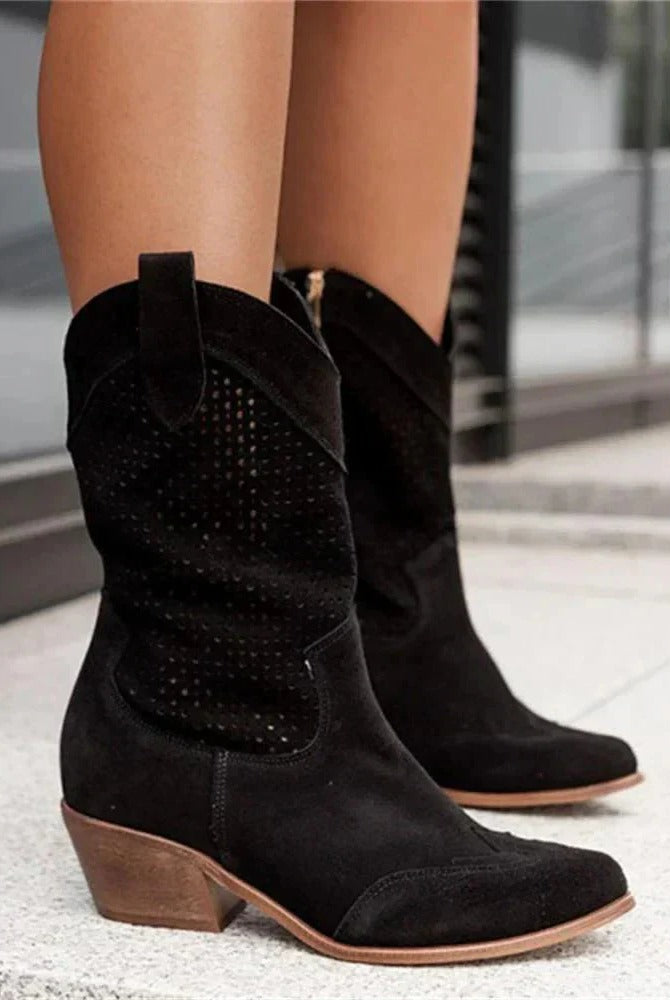 Buty damskie | Połowa łydki, Zamek błyskawiczny | Casual