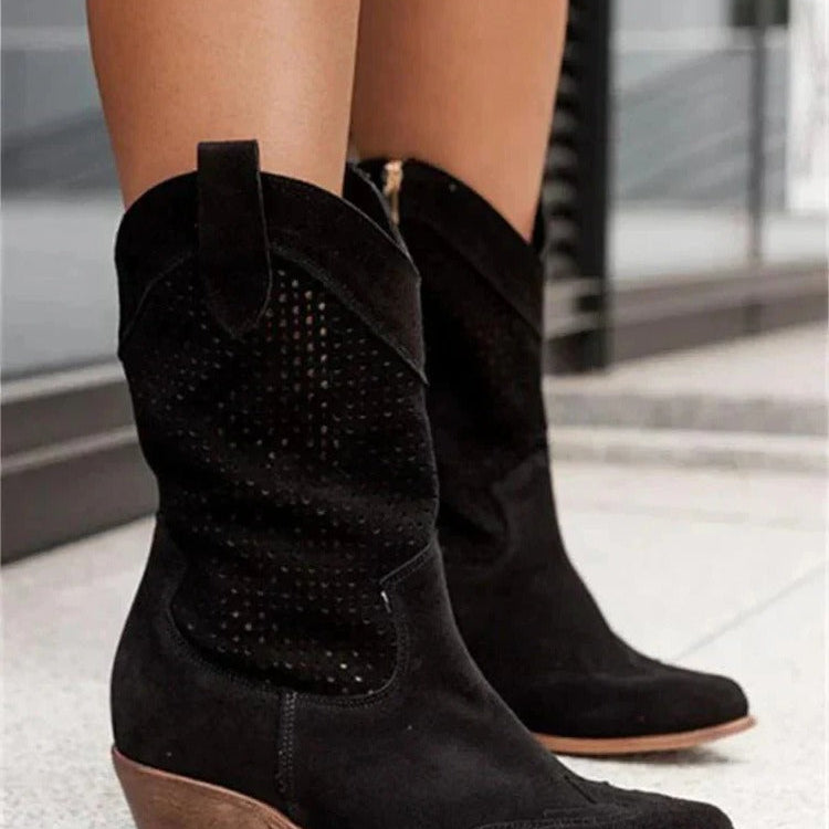 Buty damskie | Połowa łydki, Zamek błyskawiczny | Casual