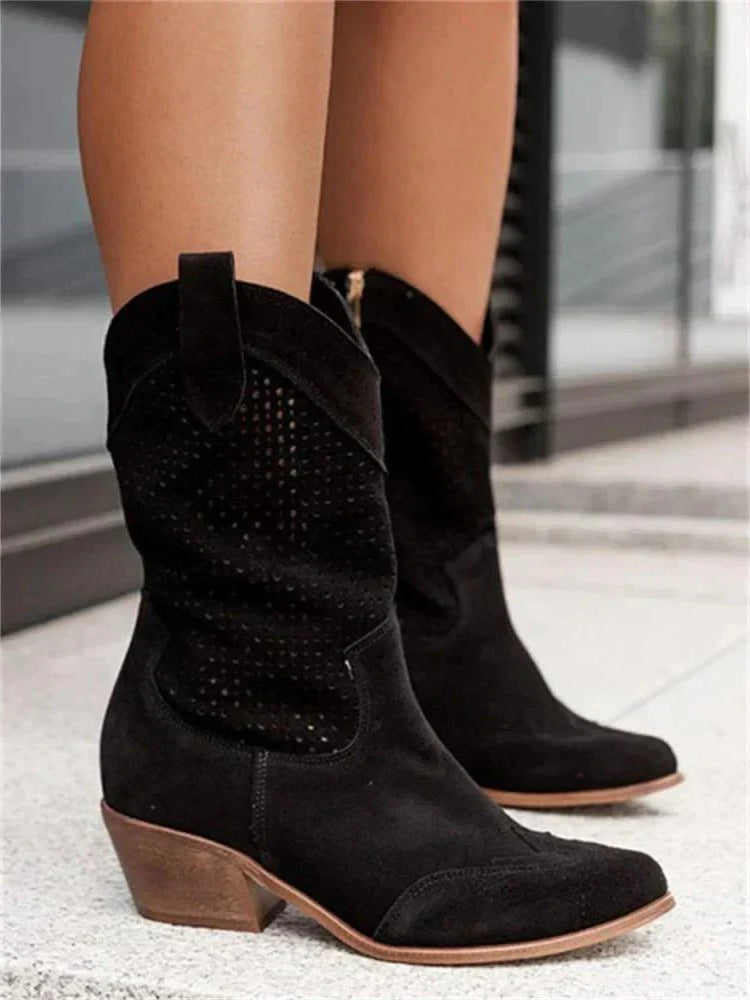 Buty damskie | Połowa łydki, Zamek błyskawiczny | Casual