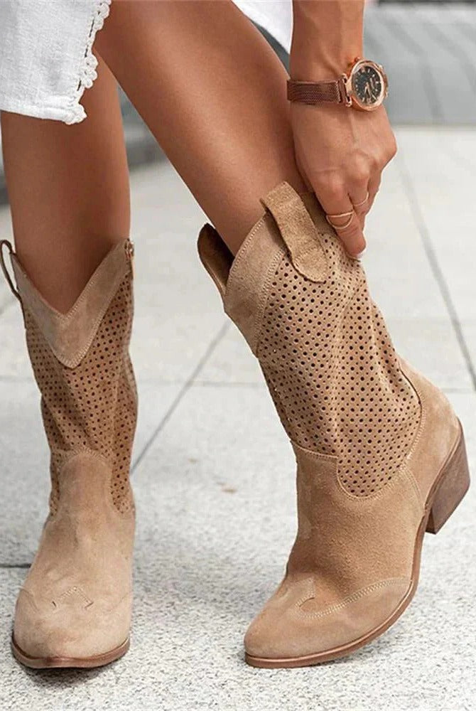 Buty damskie | Połowa łydki, Zamek błyskawiczny | Casual