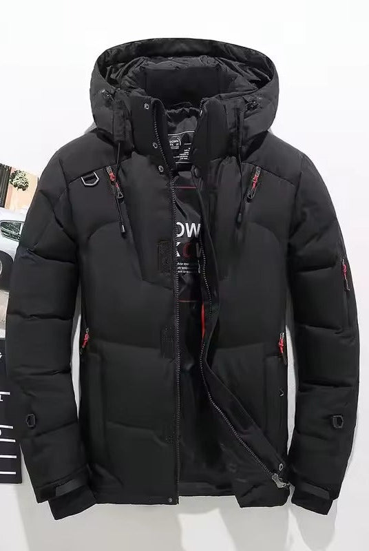 Parka zimowa męska | Wodoodporna, wiatroszczelna | Puch kaczki