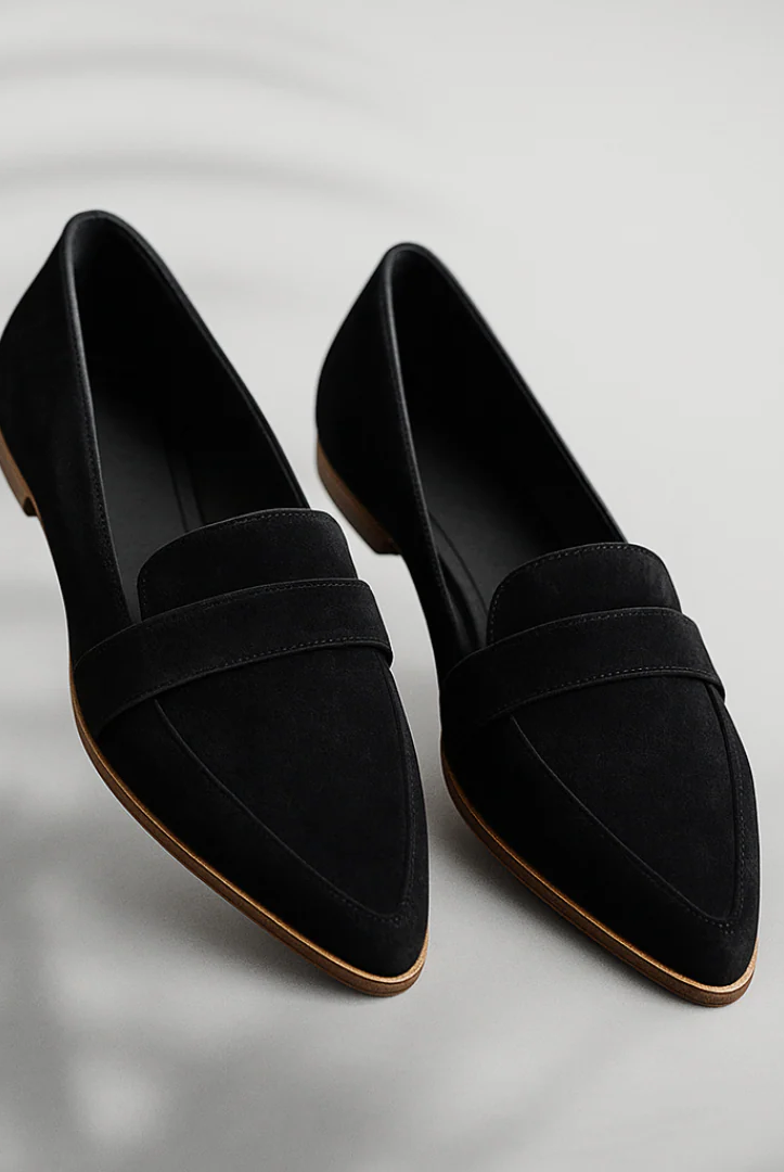 Damskie mokasyny ortopedyczne slip-on z podparciem łuku stopy antypoślizgowa podeszwa