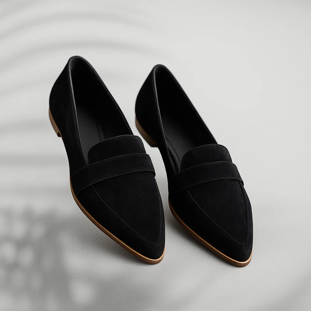 Damskie mokasyny ortopedyczne slip-on z podparciem łuku stopy antypoślizgowa podeszwa