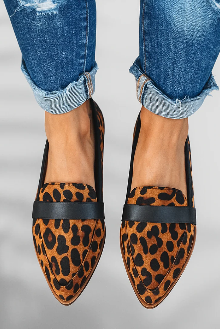Damskie mokasyny ortopedyczne slip-on z podparciem łuku stopy antypoślizgowa podeszwa