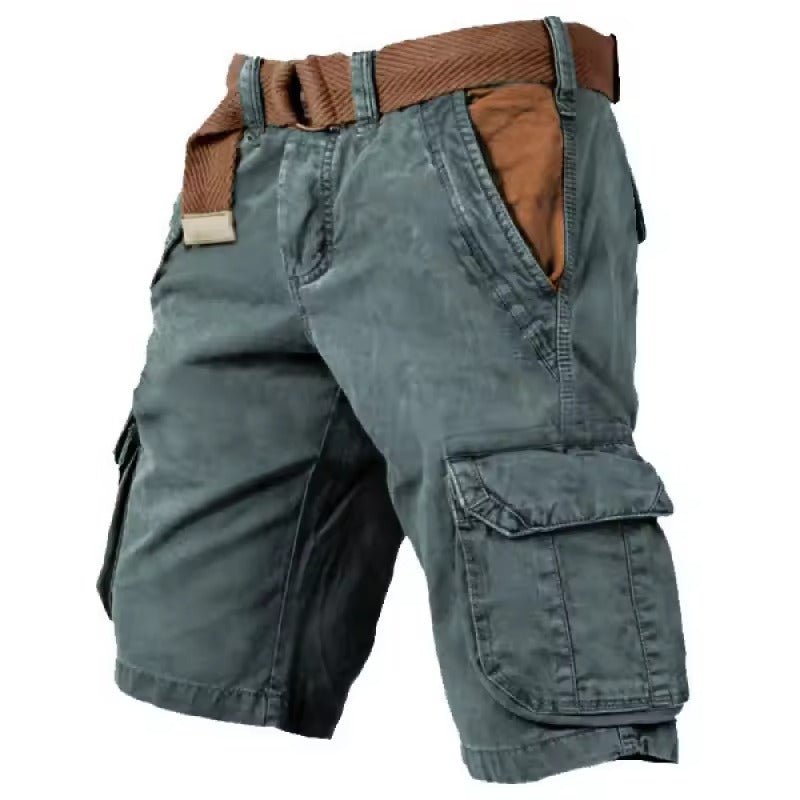 Spodenki Cargo Męskie | Outdoor & Codzienny | Wiele Kieszeni