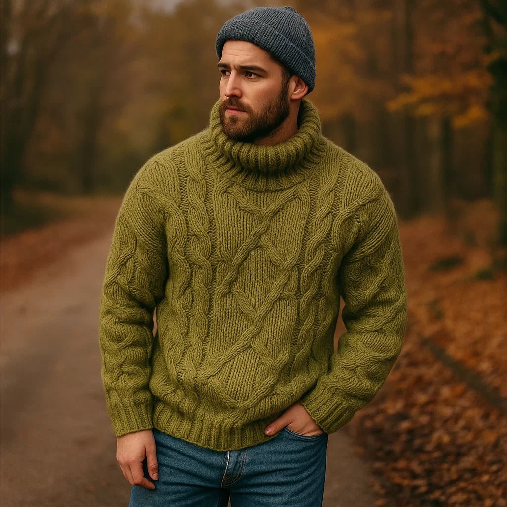 Jenson - Komfortowy Sweter Męski - Stylowy i Ciepły - vivano - warszawa