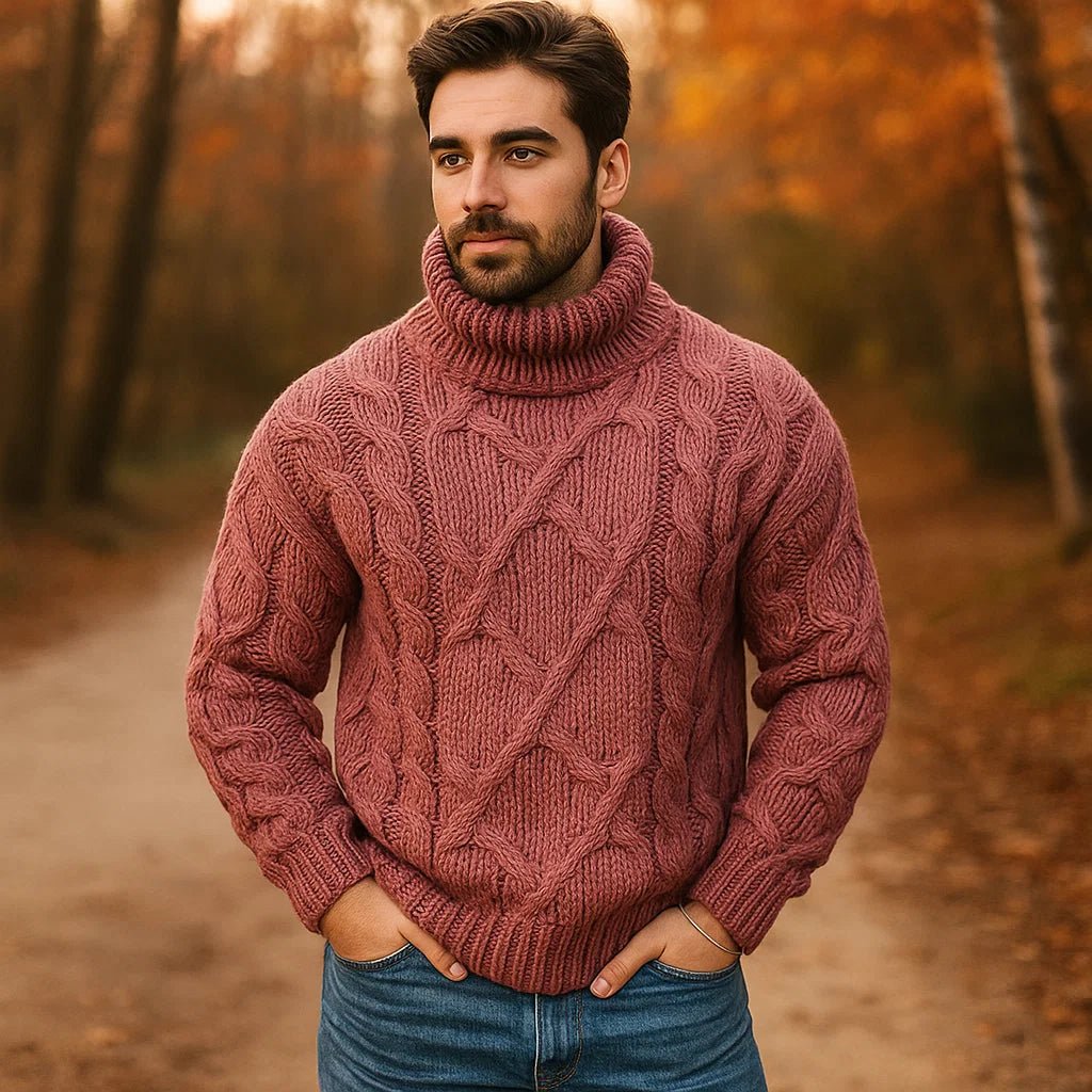 Jenson - Komfortowy Sweter Męski - Stylowy i Ciepły - vivano - warszawa