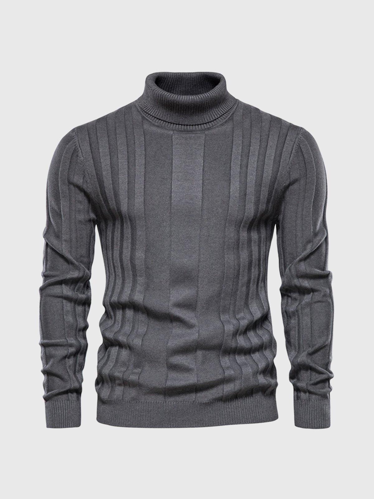 Premium Knit Męski Sweter z Pół-Zamkiem