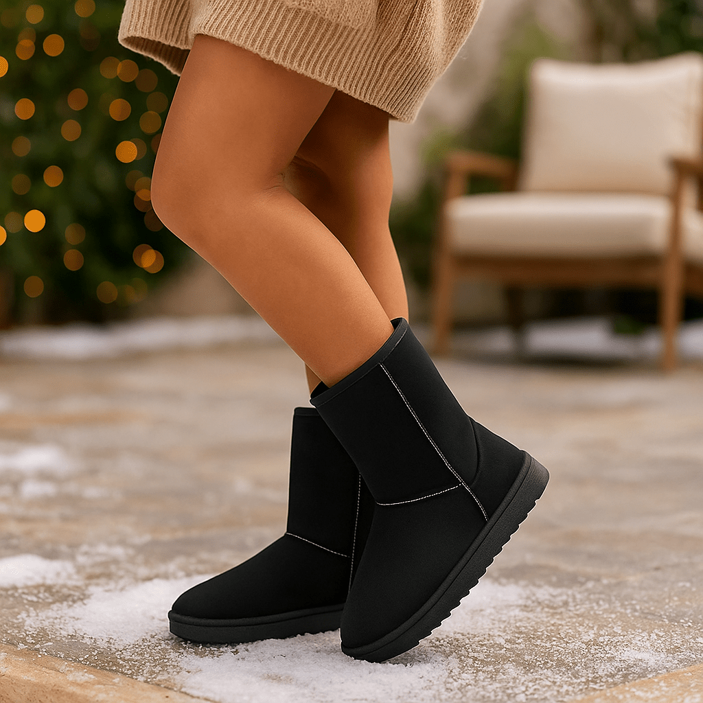 Juena Zimowe Botki - Grube Fleece - Ciepło i Komfort - vivano - warszawa