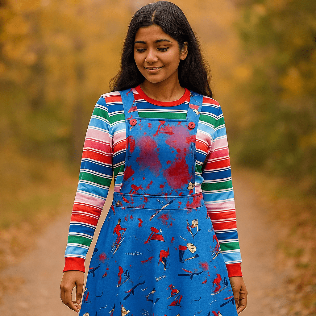 Kostium Halloween Kobiet - Długi Rękaw - Mini - Przerażający Styl - vivano - warszawa