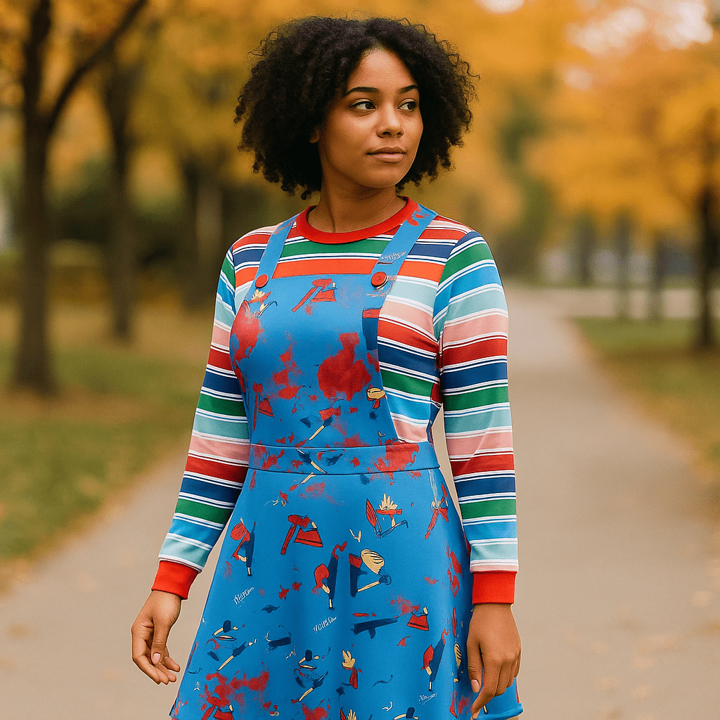 Kostium Halloween Kobiet - Długi Rękaw - Mini - Przerażający Styl - vivano - warszawa