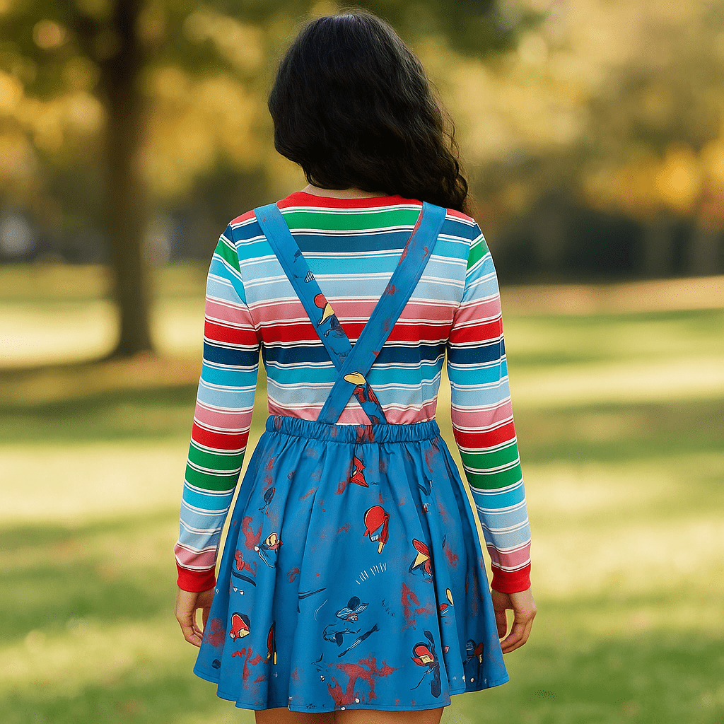 Kostium Halloween Kobiet - Długi Rękaw - Mini - Przerażający Styl - vivano - warszawa