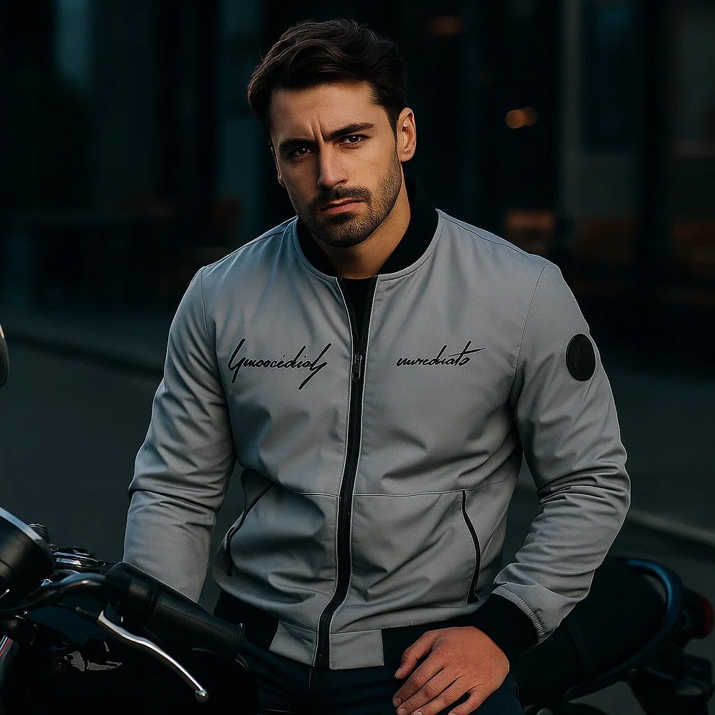 Kurtka Claus Broderet - Zamek błyskawiczny - Kieszenie - Wygodna i Stylowa - vivano - warszawa