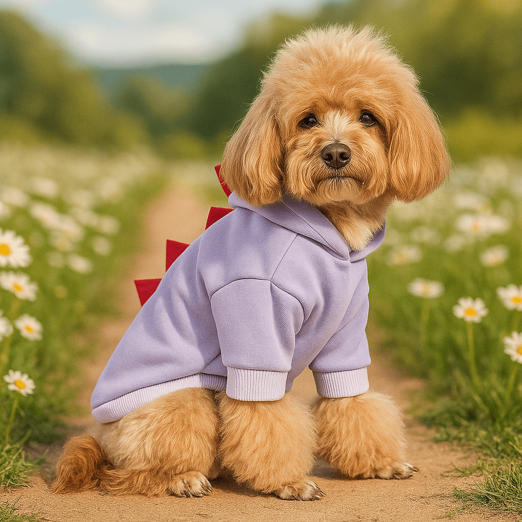 Kurtka Halloween dla Psa - Ciepły Fleece Dinozaur Kostium - vivano - warszawa