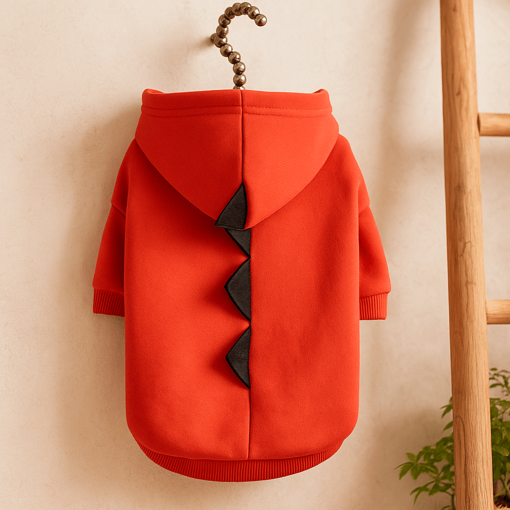 Kurtka Halloween dla Psa - Ciepły Fleece Dinozaur Kostium - vivano - warszawa