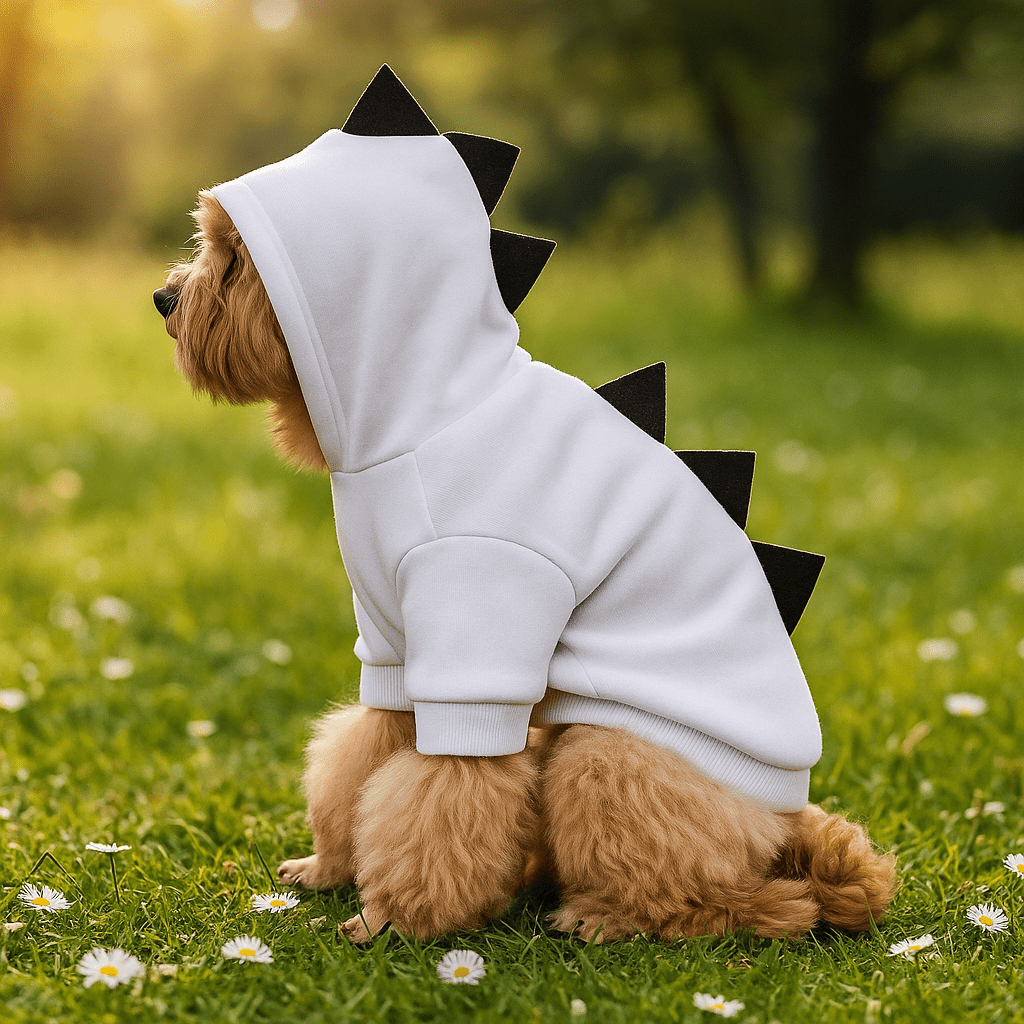 Kurtka Halloween dla Psa - Ciepły Fleece Dinozaur Kostium - vivano - warszawa