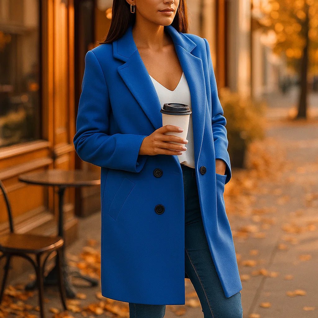 Louise - Klasyczny płaszcz - Ponadczasowa elegancja - Komfort i jakość - vivano - warszawa