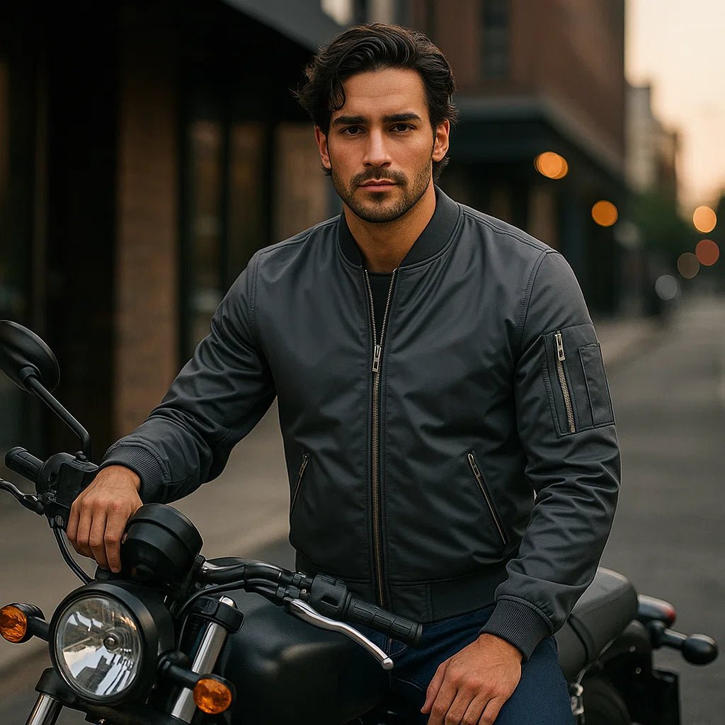 Luksusowa męska kurtka bomber pilot - vivano - warszawa