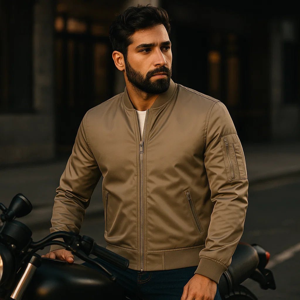 Luksusowa męska kurtka bomber pilot - vivano - warszawa