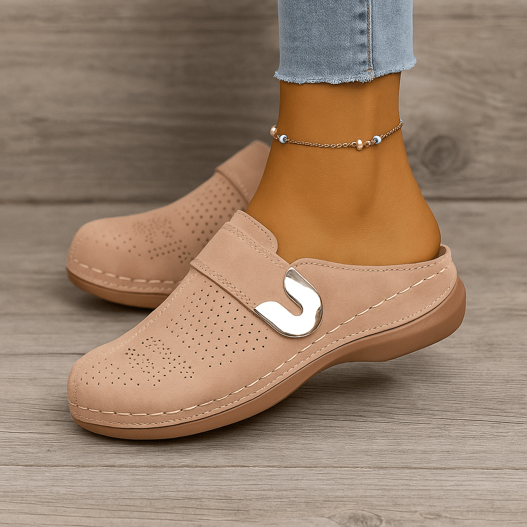 Marieta - Klapki Komfortowe - Podeszwa Ortopedyczna - Antypoślizgowe - vivano - warszawa