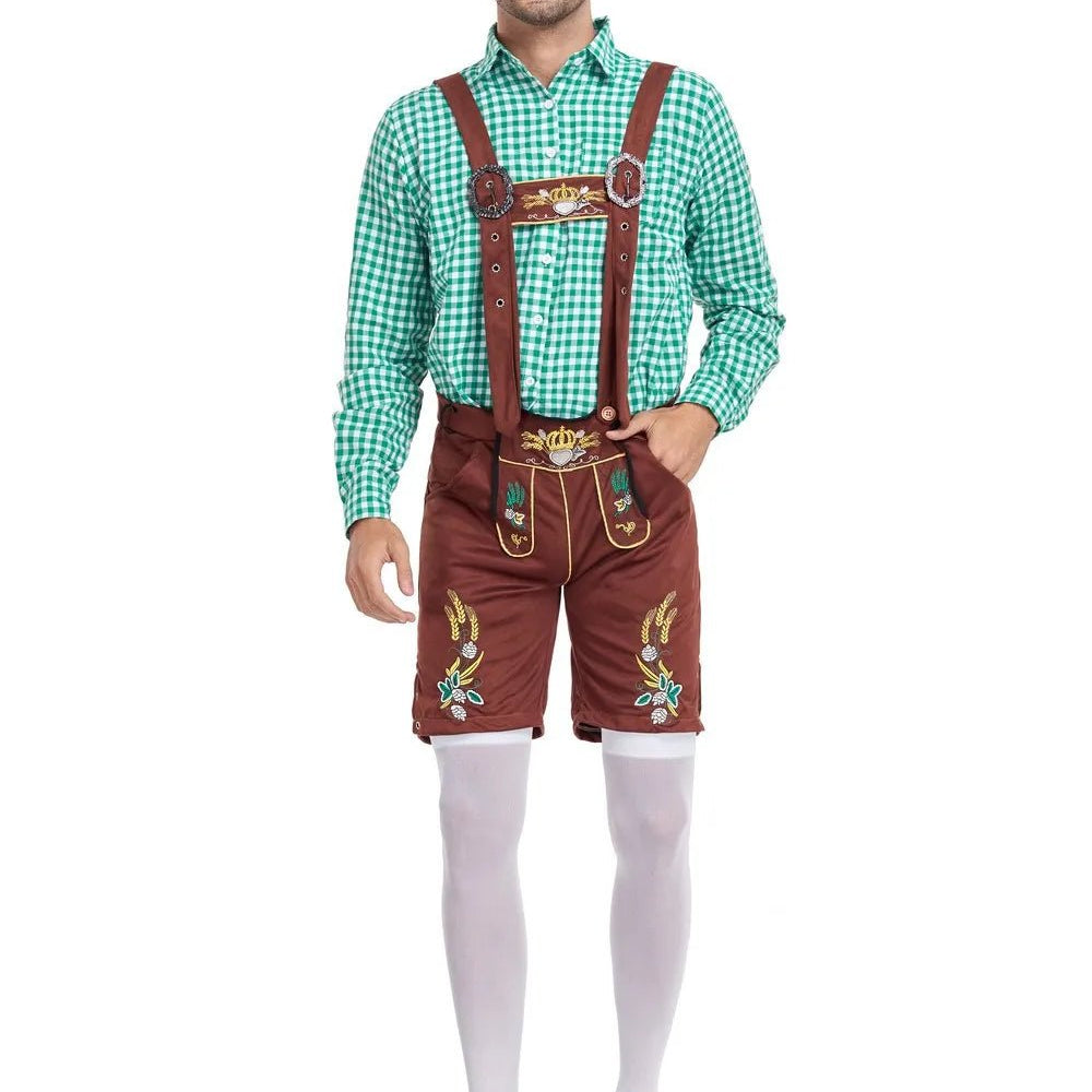 Męska kurtka ludowa - Materiały wysokiej jakości - Tradycyjny bawarski design - Uroczystości - vivano - warszawa