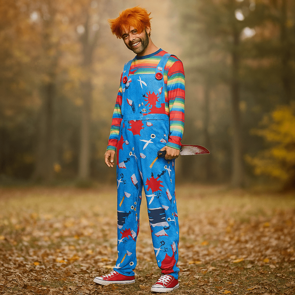 Męski Kostium Mordercy na Halloween - Przerażający Strój Horror - vivano - warszawa