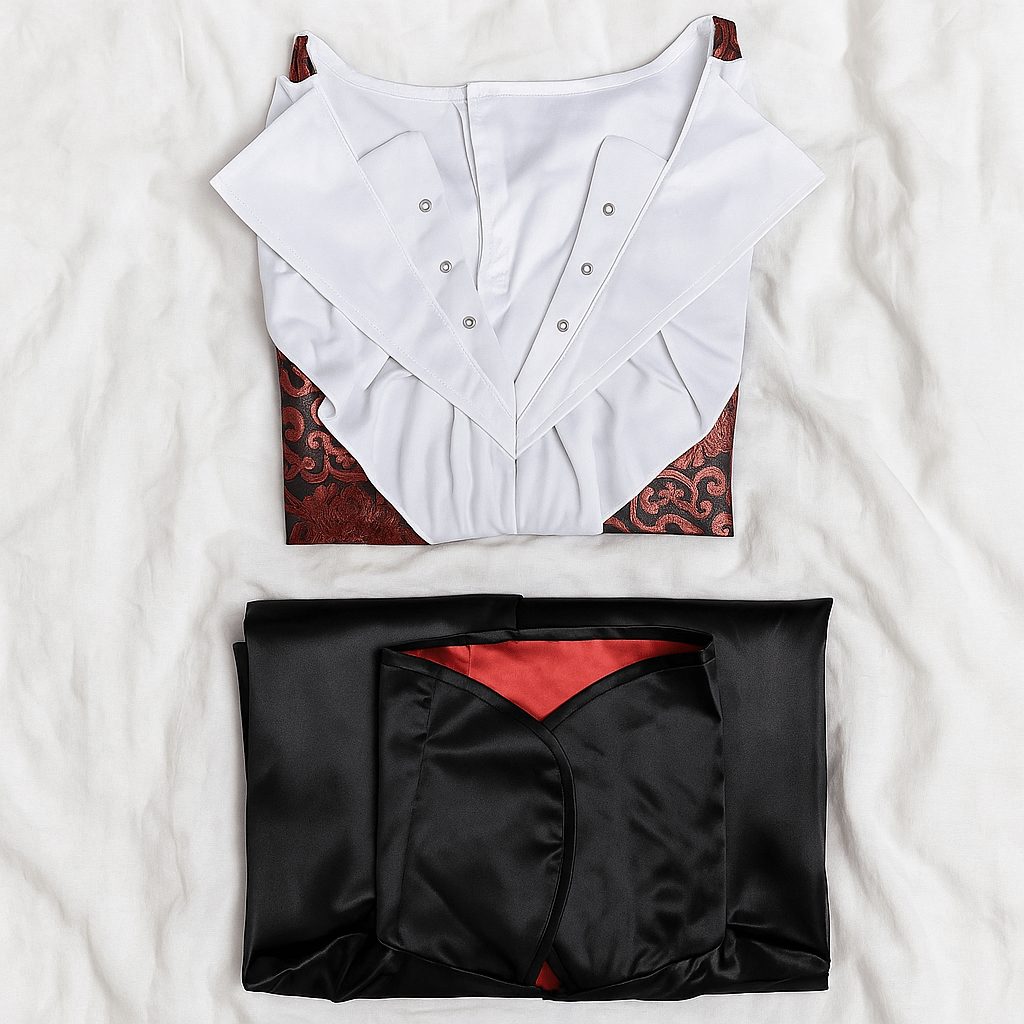 Męski Kostium Wampira - Gotycka Peleryna Długa - Halloween - vivano - warszawa