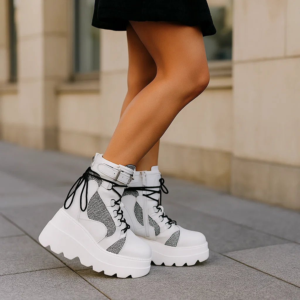 Młodzieżowe Buty na Platformie Tallados - vivano - warszawa