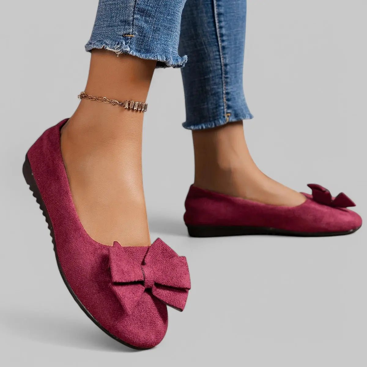 Mokasyny komfortowe damskie Klyber z kokardą - Eleganckie - Stylowe - vivano - warszawa