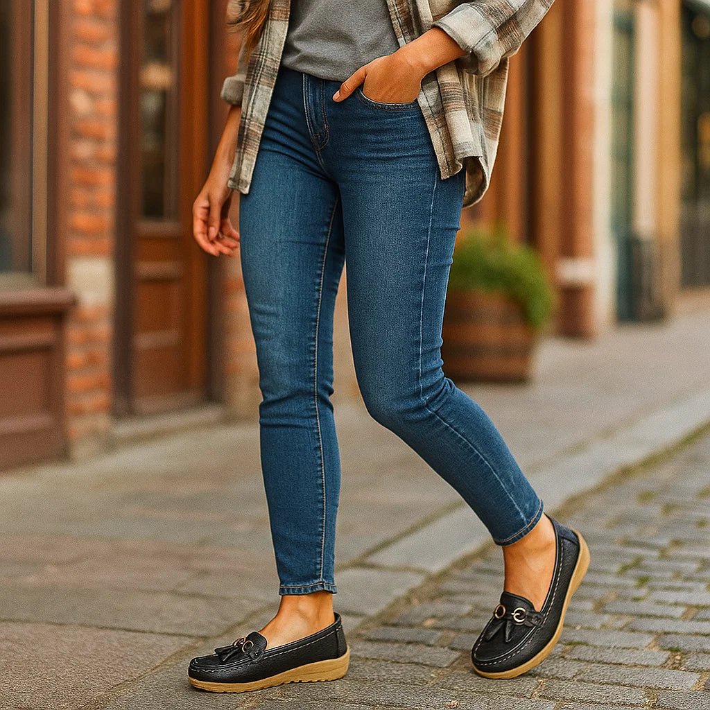 Mokasyny ortopedyczne skórzane damskie - vivano - warszawa