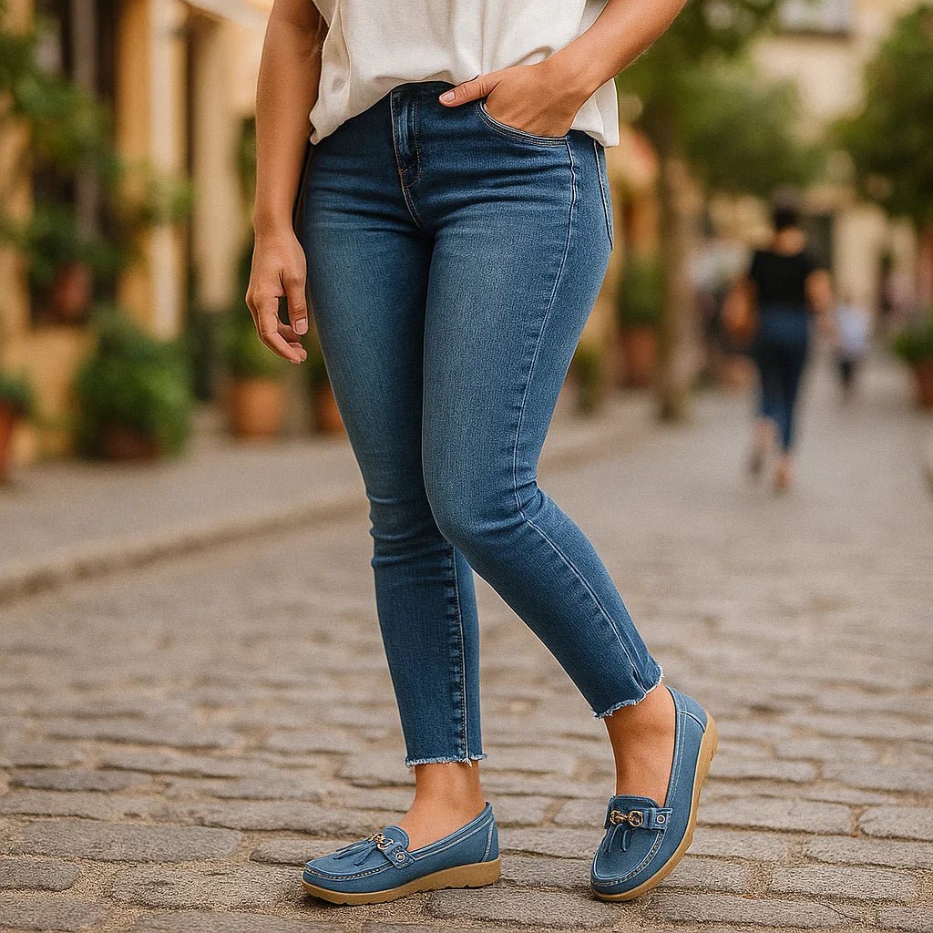 Mokasyny ortopedyczne skórzane damskie - vivano - warszawa