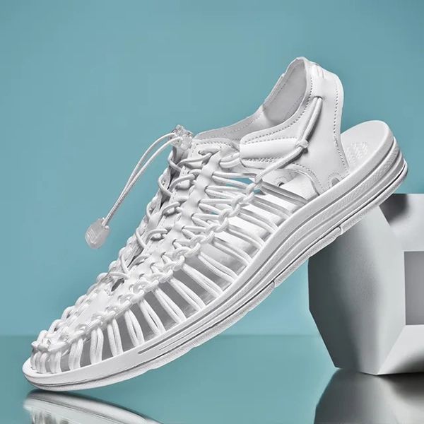 Oddychające letnie sandały z dzianiny - Sterre - vivano - warszawa