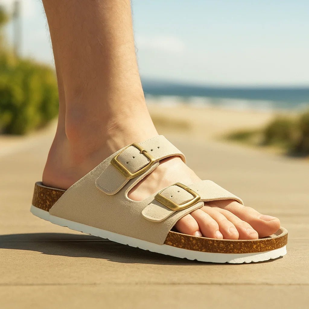 Ortopedyczne sandały z korkową wkładką 2025 - vivano - warszawa