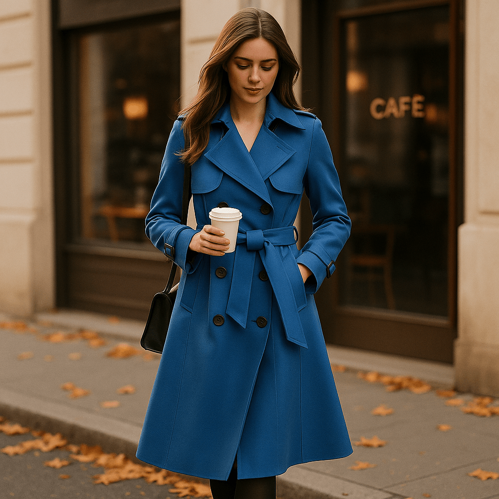 Pavia – Elegancki Trench Damski - vivano - warszawa