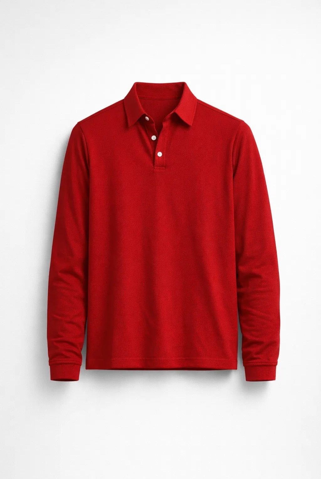 Polo Męskie Długi Rękaw | Casual Slim Fit | Klasyczny Kołnierz