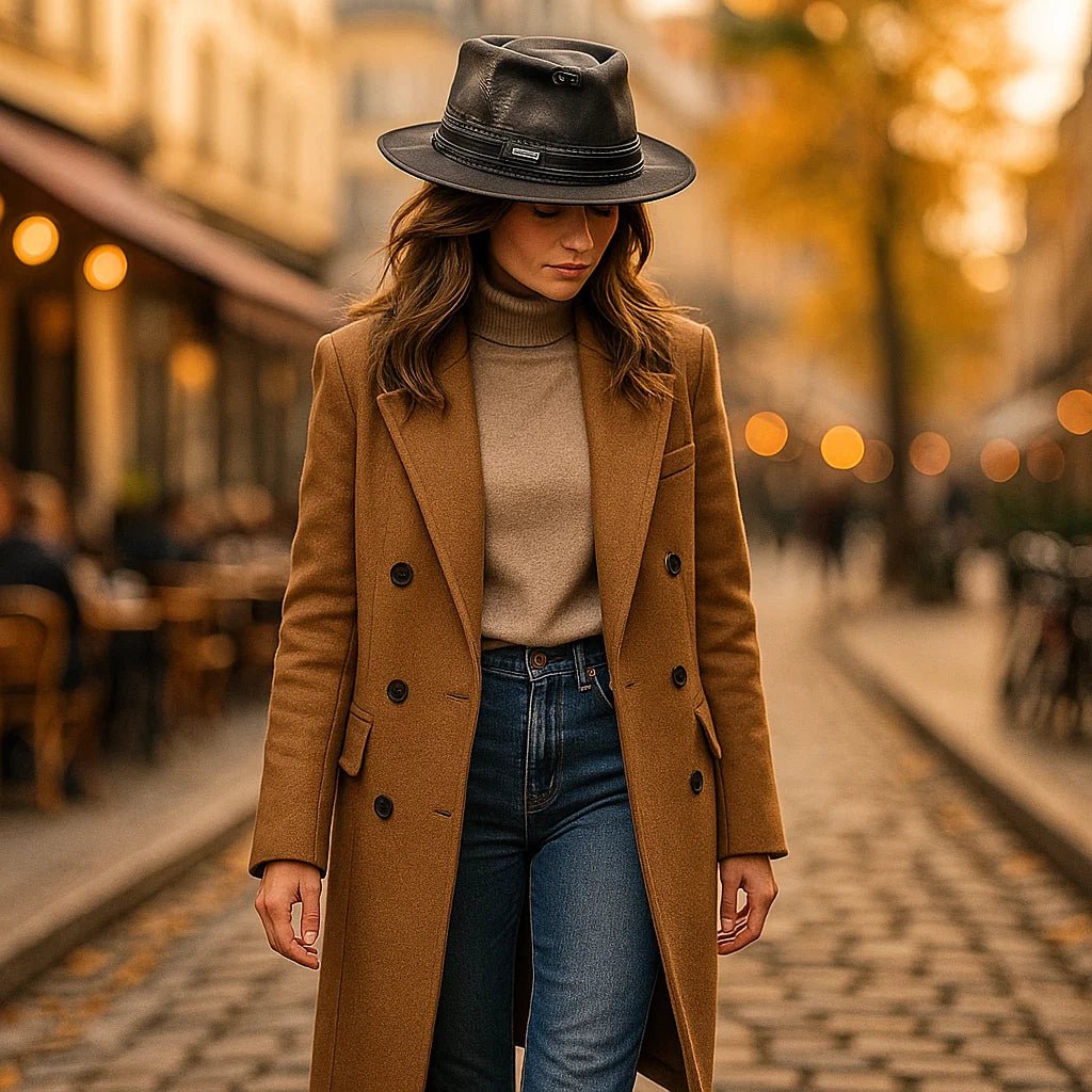 Ręcznie robiony kapelusz kowbojski BlackBat damski - vivano - warszawa