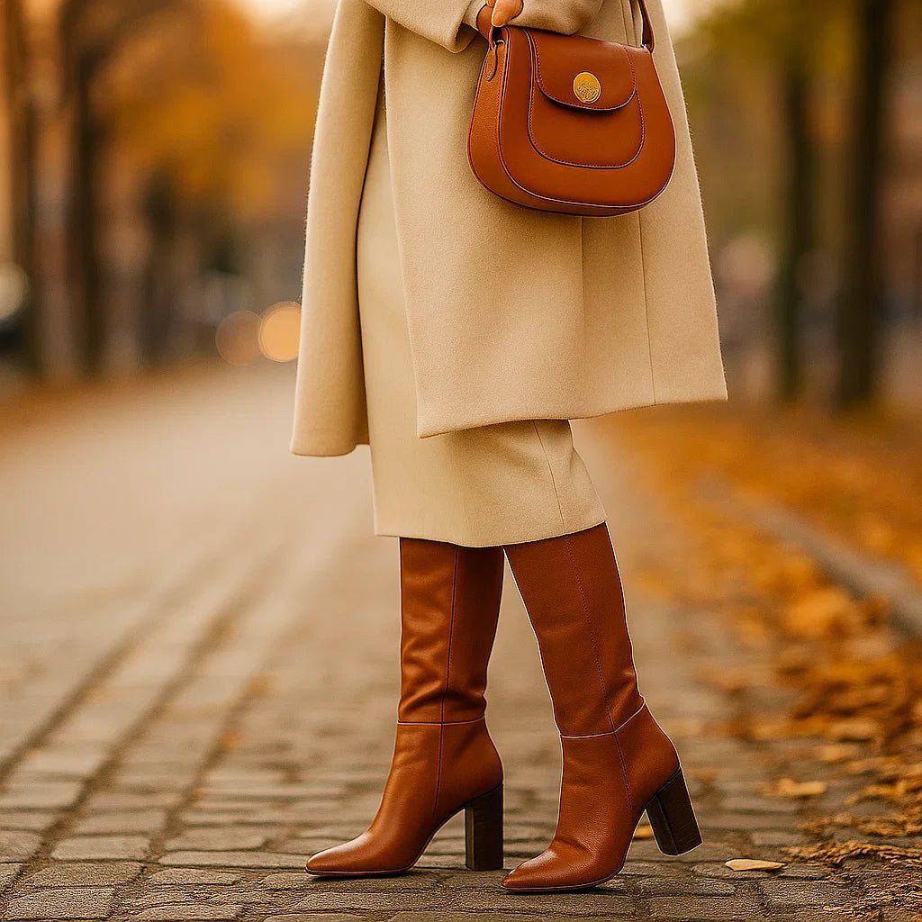 Rita - Wysokie Botki do Kolan - Komfortowe i Stylowe - vivano - warszawa